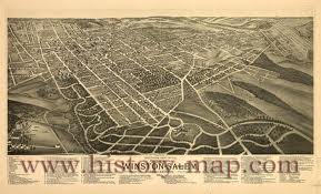 Historical Map of Winston Salem